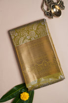Mehendi Green Semi Kanchi Saree